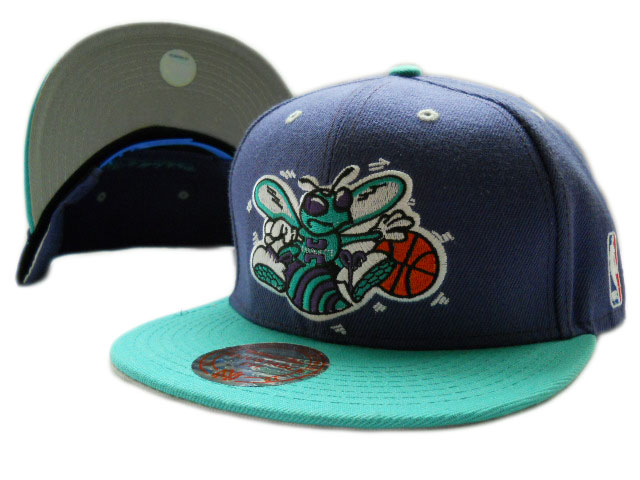 NBA New Orleans Hornets M&N Snapback Hat NU06